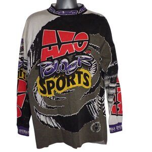 Vintage 90s AXO Sport Jersey DyeMax Racing Motocross 1995 Team Issue‎ Mens XXL